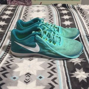 Blue and Green Nike’s